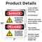 Signmission Do Not Store Flammable Materials Bilingual Danger Sign, Aluminum, 7in W x 10in L, 2PK OS-2PACK-DS-A-710-VS-1174 - alternate 8